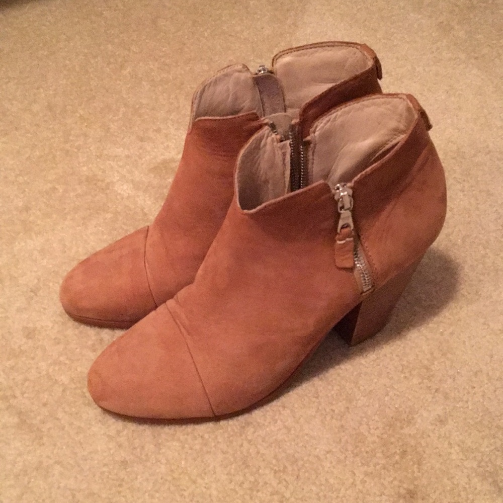 Rag & Bone Margot Suede Booties Size 41